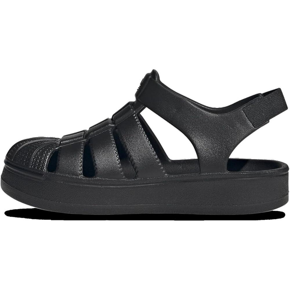 Adidas Originals Superstar Sandal Toddler Black Casual Slides Size 10 Toddler